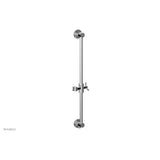 Phylrich - Polished Chrome Modern 24'' Handshower Slide Bar With Holder And Integrated Outlet - Polished Chrome