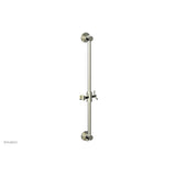 Phylrich - Satin Nickel Modern 24'' Handshower Slide Bar With Holder And Integrated Outlet - Satin Nickel