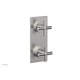 Phylrich - 2 Cross Handle Trim Kit (Ts & Bp) - Satin chrome