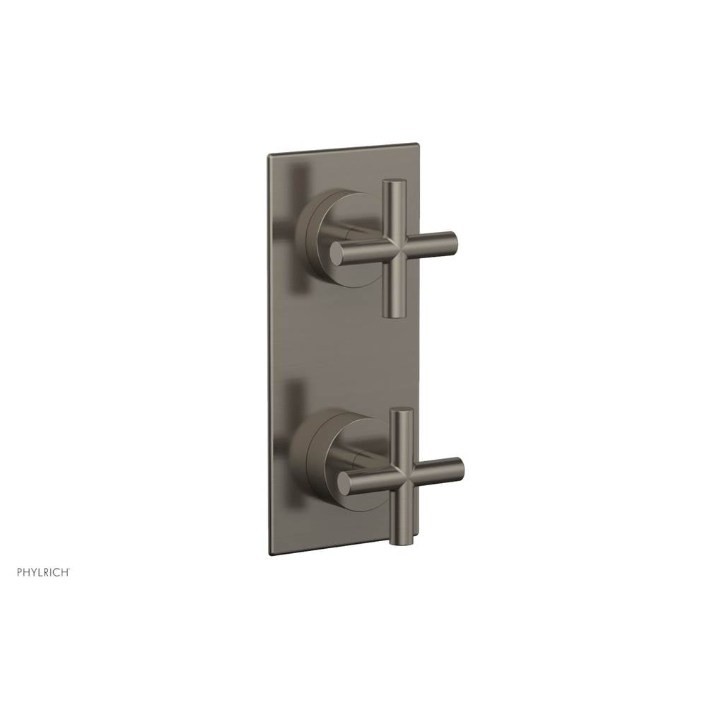 Phylrich - 2 Cross Handle Trim Kit (Ts & Bp) - Pewter