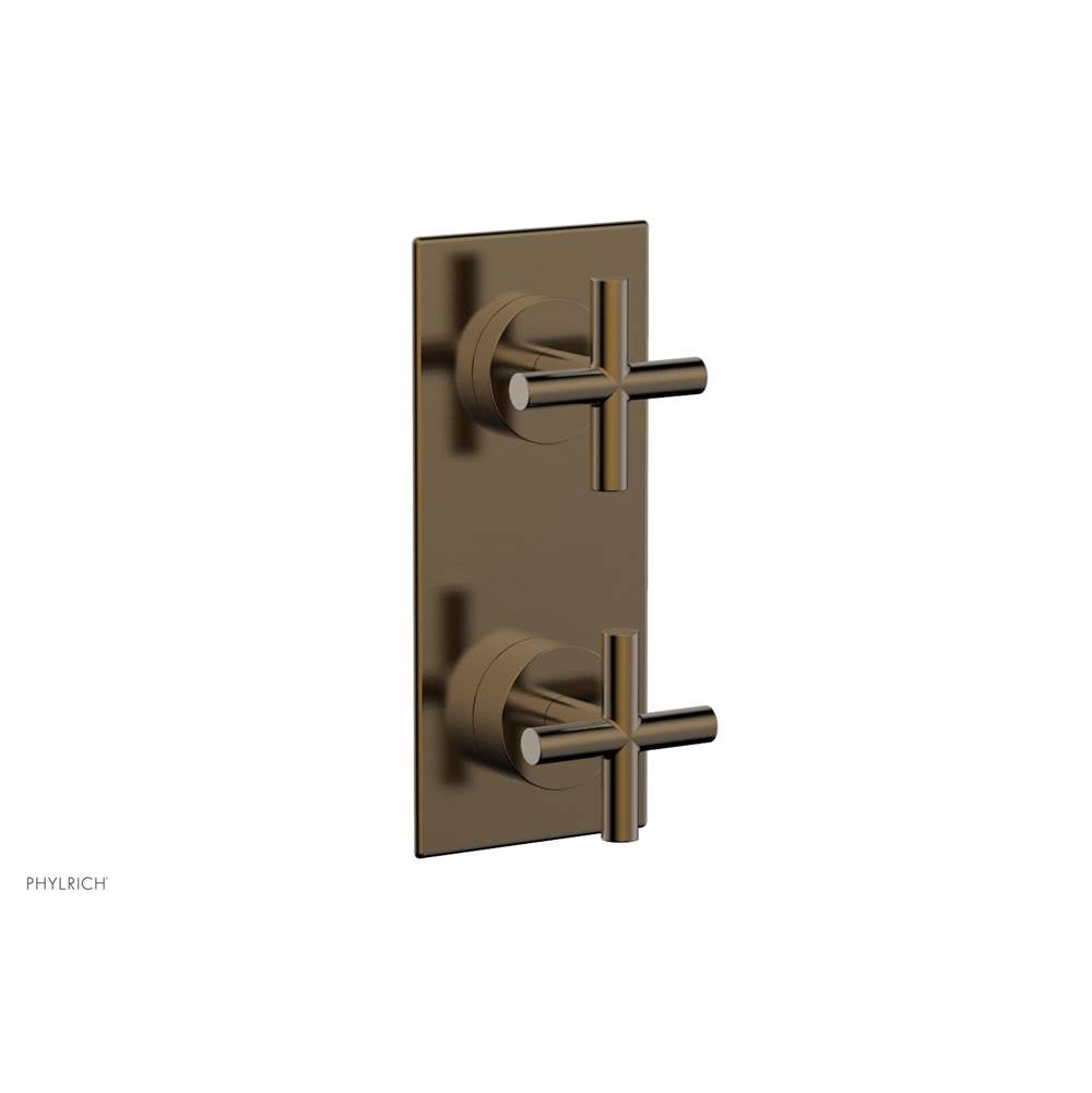Phylrich - 2 Cross Handle Trim Kit (Ts & Bp) - Antique Brass