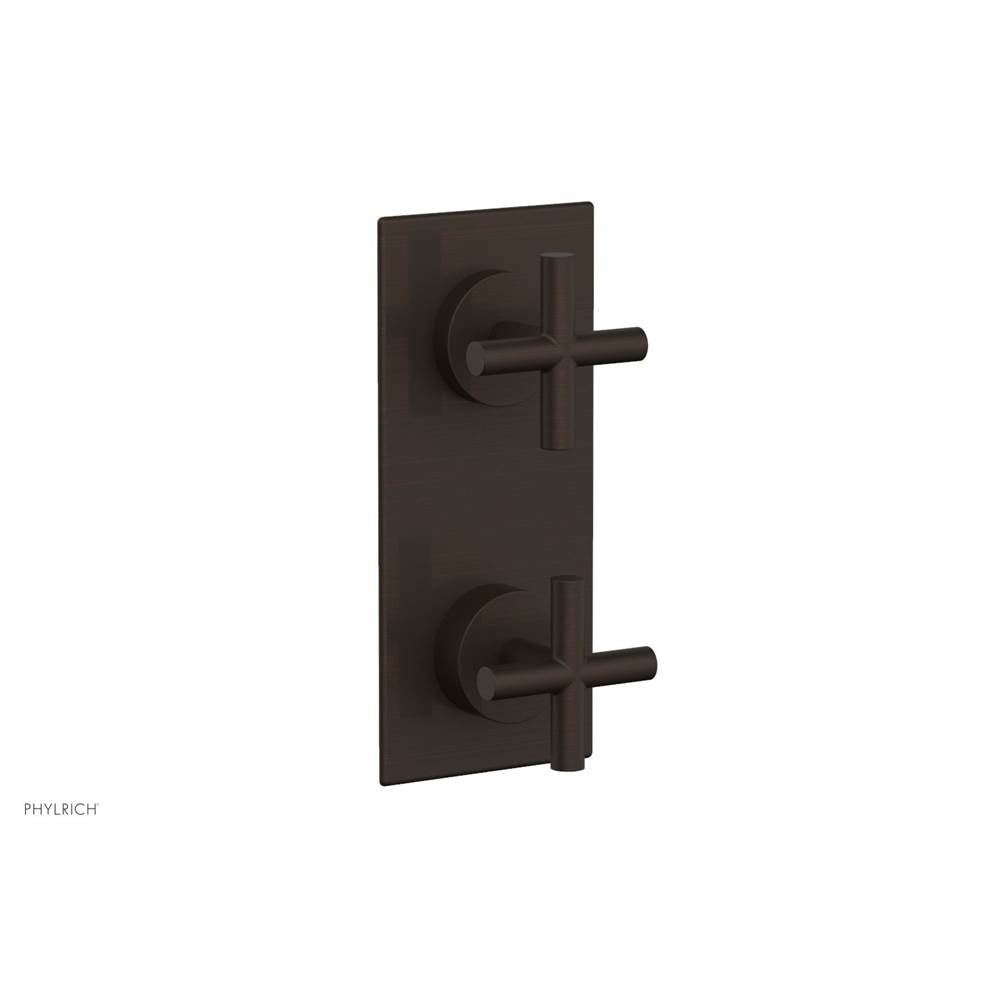 Phylrich - 2 Cross Handle Trim Kit (Ts & Bp) - Antique Bronze