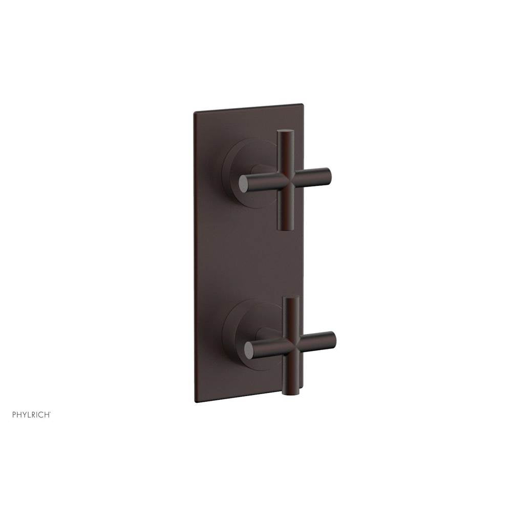 Phylrich - 2 Cross Handle Trim Kit (Ts & Bp) - Weathered Copper