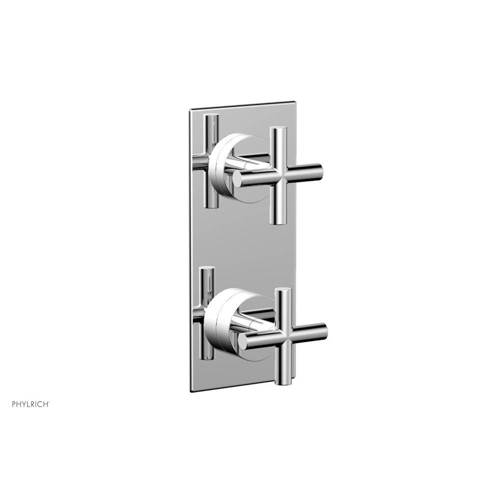 Phylrich - 2 Cross Handle Trim Kit (Ts & Bp) - Polished Chrome