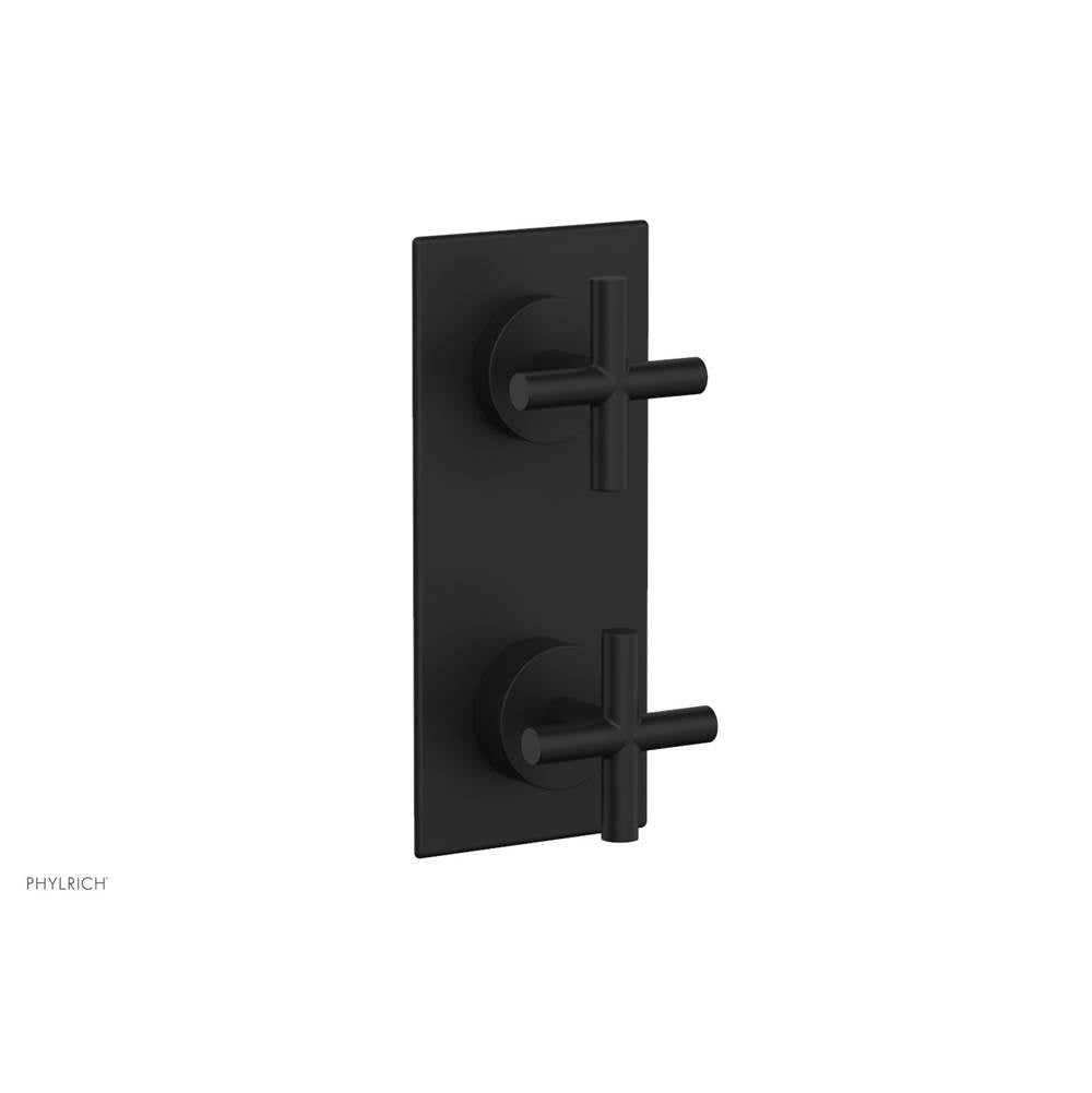 Phylrich - 2 Cross Handle Trim Kit (Ts & Bp) - Matte Black