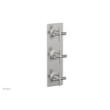 Phylrich - 3 Cross Handle Trim Kit (Ts & Bp) - Satin chrome