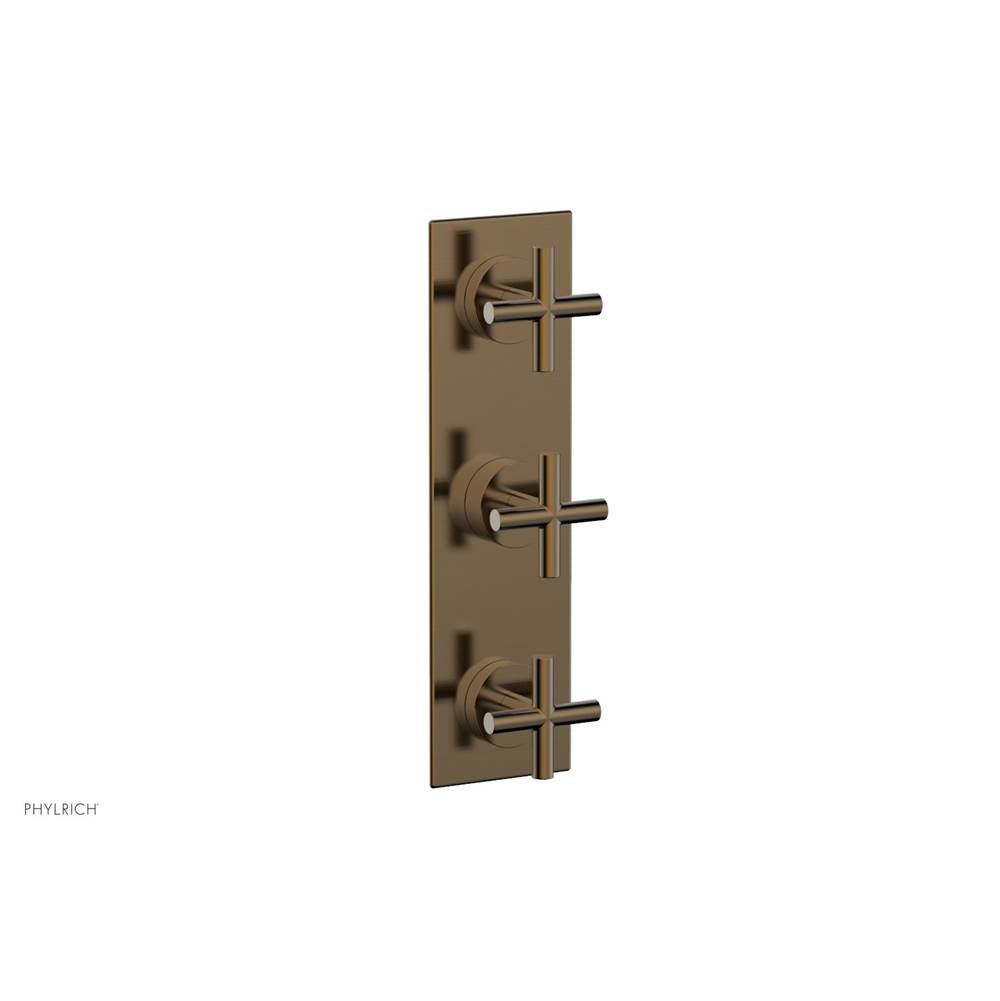 Phylrich - 3 Cross Handle Trim Kit (Ts & Bp) - Antique Brass