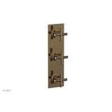 Phylrich - 3 Cross Handle Trim Kit (Ts & Bp) - Antique Brass