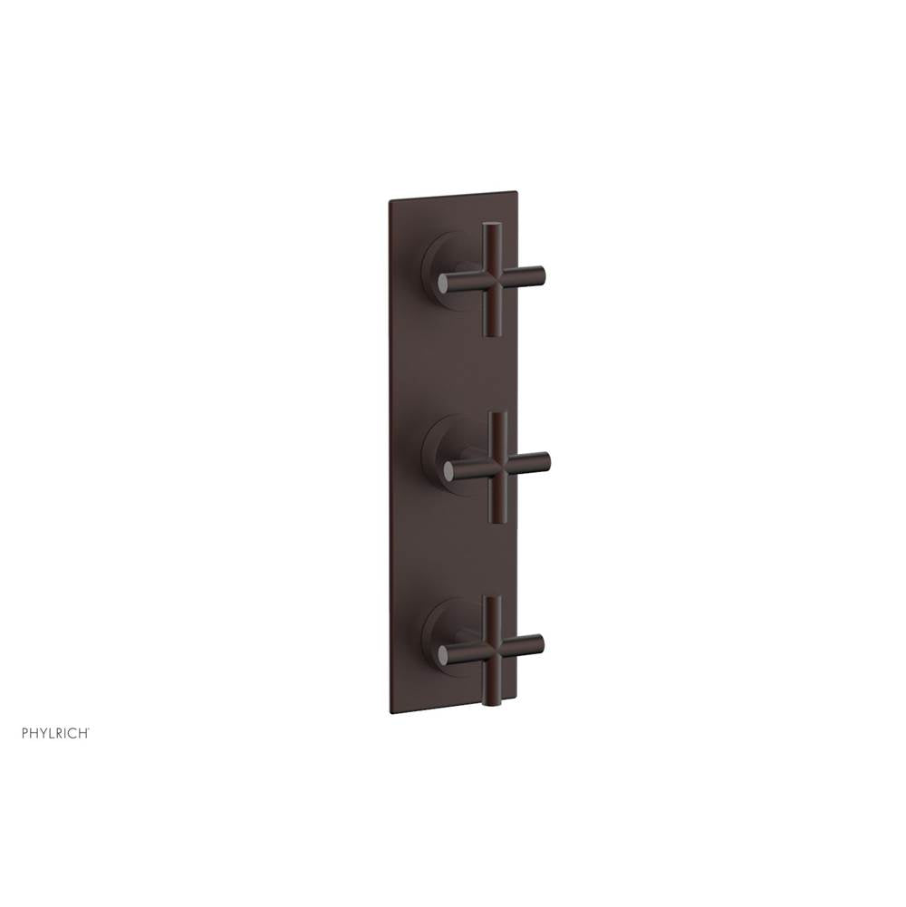 Phylrich - 3 Cross Handle Trim Kit (Ts & Bp) - Weathered Copper