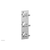 Phylrich - 3 Cross Handle Trim Kit (Ts & Bp) - Polished Chrome