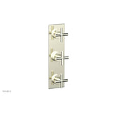Phylrich - 3 Cross Handle Trim Kit (Ts & Bp) - Satin Nickel