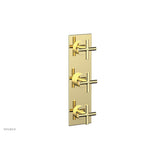 Phylrich - 3 Cross Handle Trim Kit (Ts & Bp) - Polished Brass