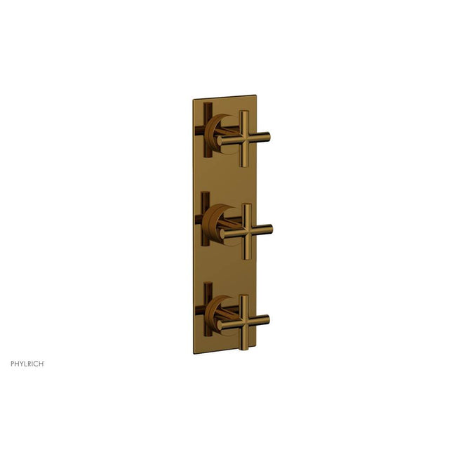 Phylrich - 3 Cross Handle Trim Kit (Ts & Bp) - French Brass