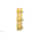 Phylrich - 3 Cross Handle Trim Kit (Ts & Bp) - Satin Gold