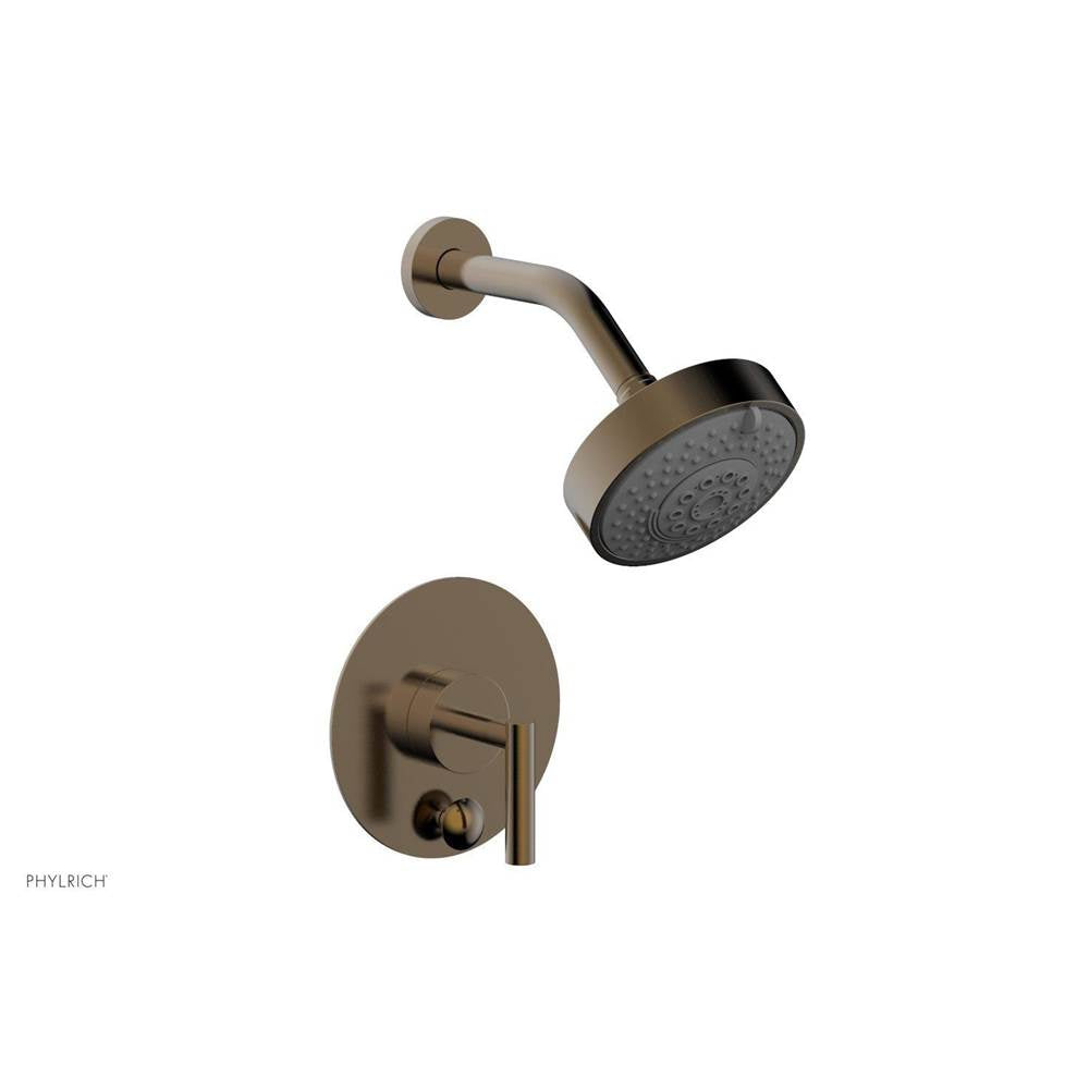 Phylrich - Pb Shower And Div Set Lever Handle Less Spt - Antique Brass