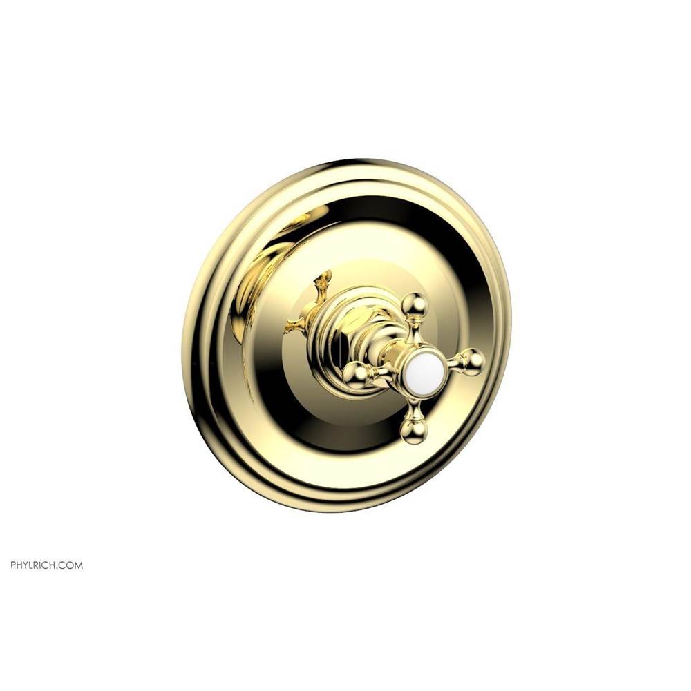 Phylrich - 3/4 Therm To Cross Hdl - Polished Brass
