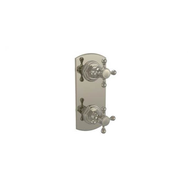 Phylrich - Mini Therm, 2 Cross Hdl - Polished Nickel