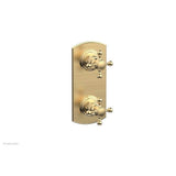 Phylrich - Mini Therm, 2 Cross Hdl - Satin Brass