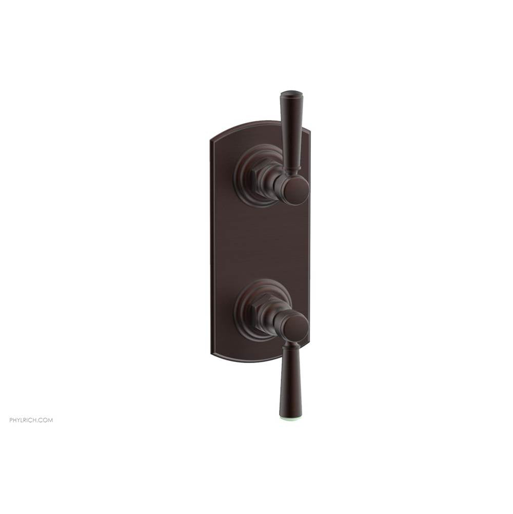 Phylrich - Mini Therm, 2 Lever Hdl - Weathered Copper