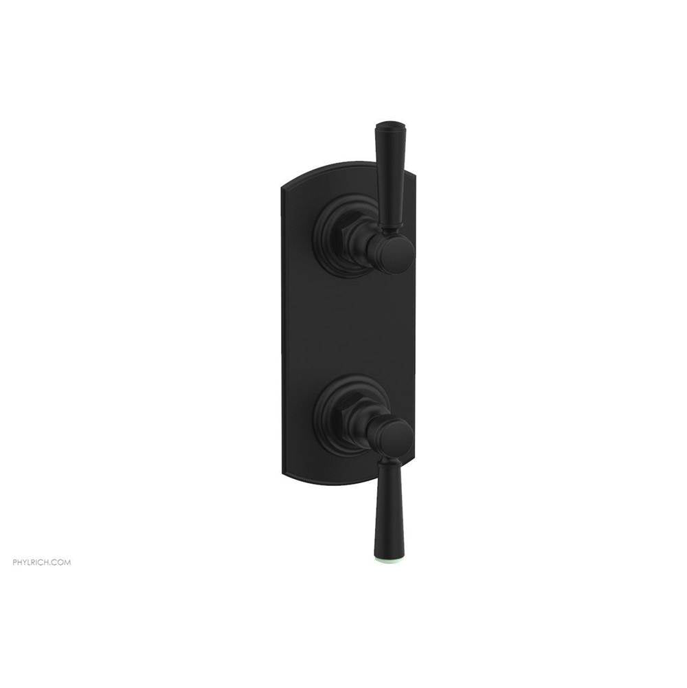 Phylrich - Mini Therm, 2 Lever Hdl - Matte Black