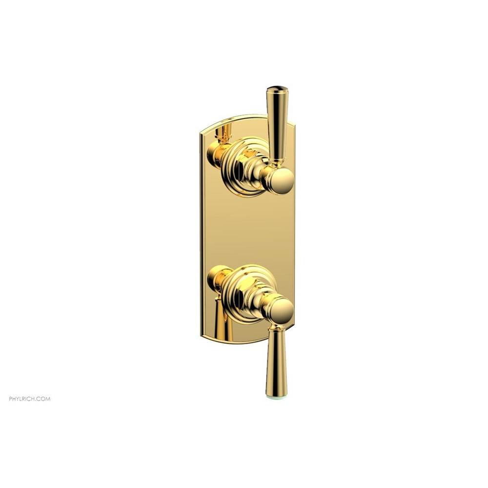 Phylrich - Mini Therm, 2 Lever Hdl - Polished Gold