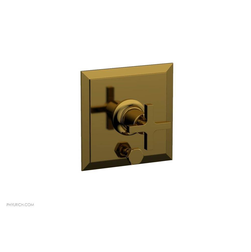 Phylrich - Pb Plate & Div To Cr Hdl - French Brass