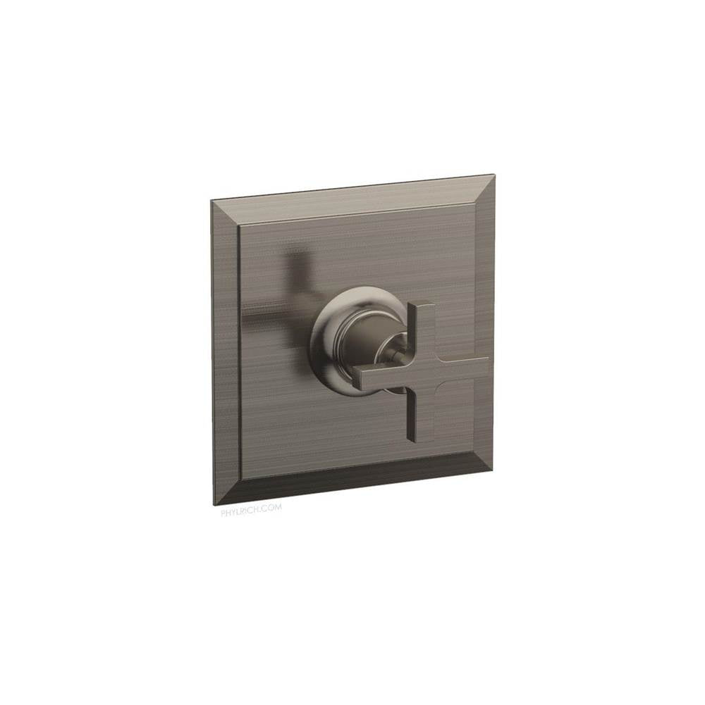 Phylrich - Pb Shwr To, Cross Hdl - Pewter