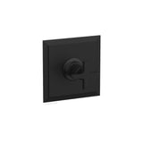 Phylrich - Pb Shwr To, Cross Hdl - Matte Black