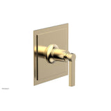 Phylrich - Shower Plate and Handle Trim - Satin Brass