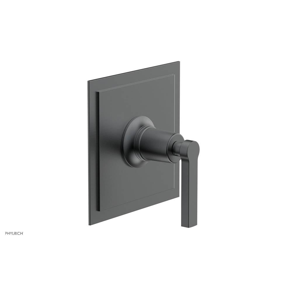 Phylrich - Shower Plate and Handle Trim - Gun Metal