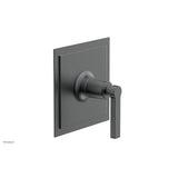 Phylrich - Shower Plate and Handle Trim - Gun Metal