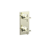 Phylrich - Mini Therm, 2 Cross Hdl - Burnished Nickel