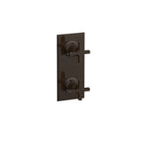 Phylrich - Mini Therm, 2 Cross Hdl - Antique Bronze