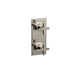 Phylrich - Mini Therm, 2 Cross Hdl - Polished Nickel