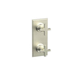 Phylrich - Mini Therm, 2 Cross Hdl - Satin Nickel