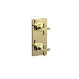 Phylrich - Mini Therm, 2 Cross Hdl - Polished Brass