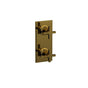 Phylrich - Mini Therm, 2 Cross Hdl - French Brass