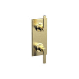 Phylrich - Mini Therm, 2 Lever Hdl - Polished Brass Uncoated