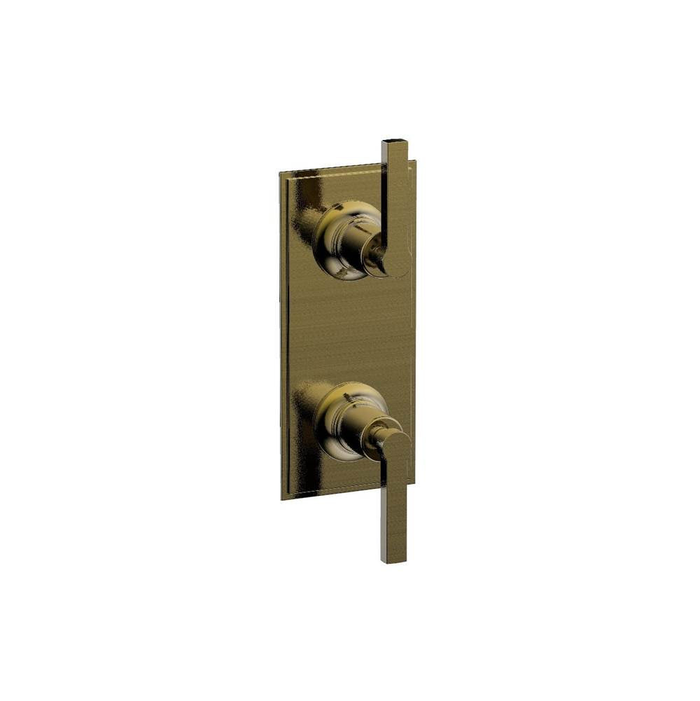 Phylrich - Mini Therm, 2 Lever Hdl - Antique Brass
