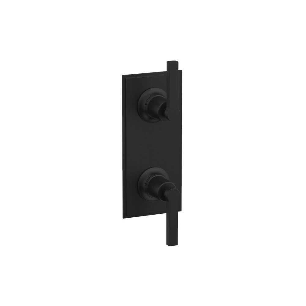 Phylrich - Mini Therm, 2 Lever Hdl - Matte Black