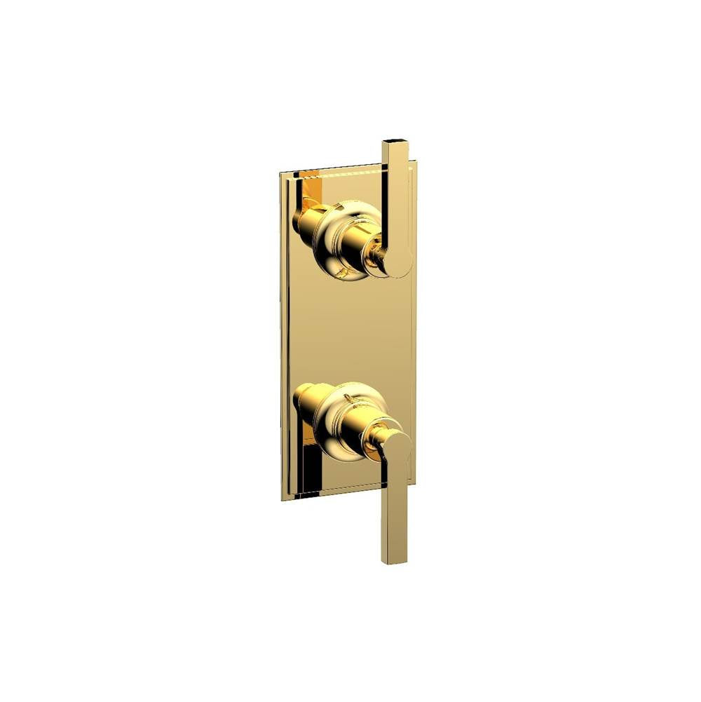 Phylrich - Mini Therm, 2 Lever Hdl - Polished Gold