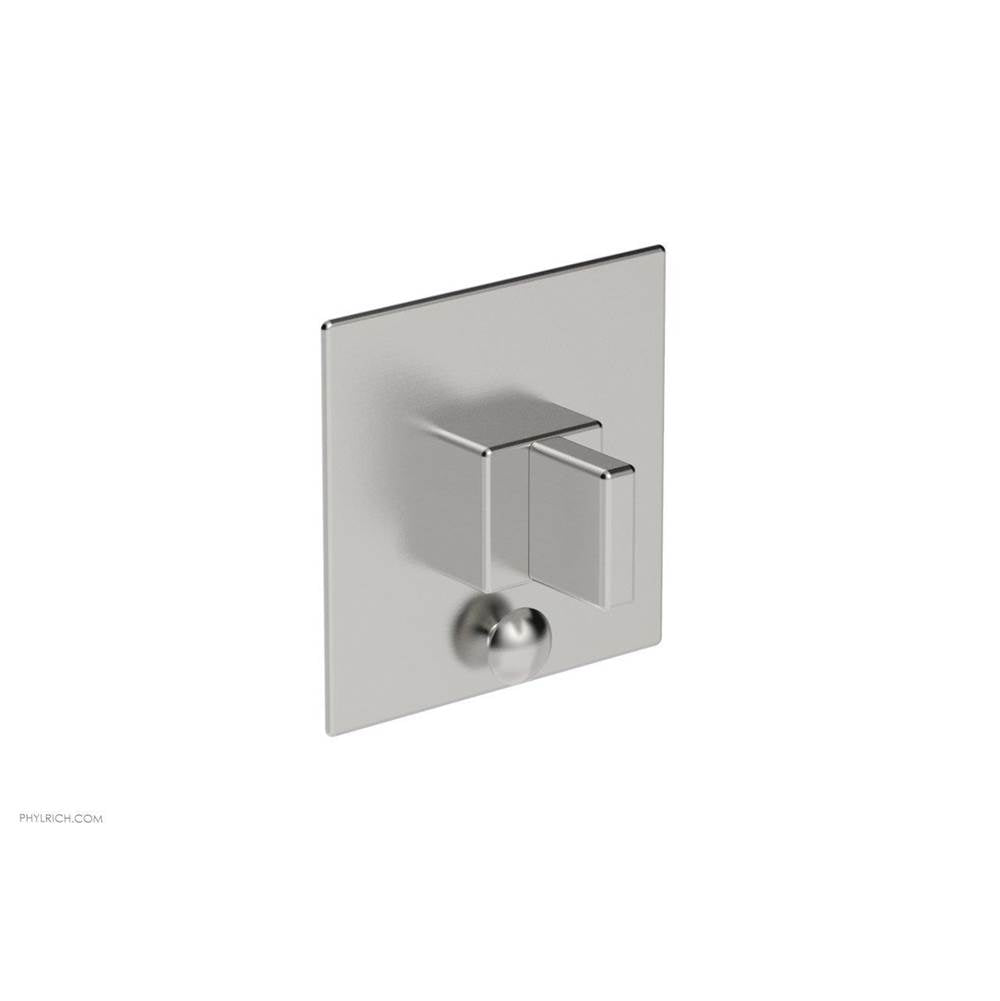 Phylrich - MIX Pressure Balance Shower Plate with Diverter and Handle Trim Set - Blade Handle 4-107 - Pewter