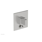 Phylrich - MIX Pressure Balance Shower Plate with Diverter and Handle Trim Set - Blade Handle 4-107 - Pewter