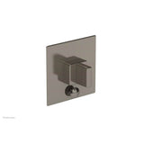 Phylrich - MIX Pressure Balance Shower Plate with Diverter and Handle Trim Set - Blade Handle 4-107 - Polished Chrome
