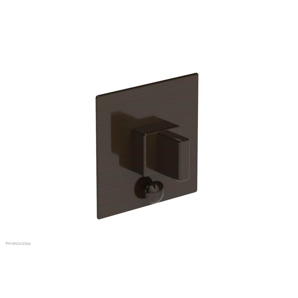 Phylrich - MIX Pressure Balance Shower Plate with Diverter and Handle Trim Set - Blade Handle 4-107 - Antique Bronze