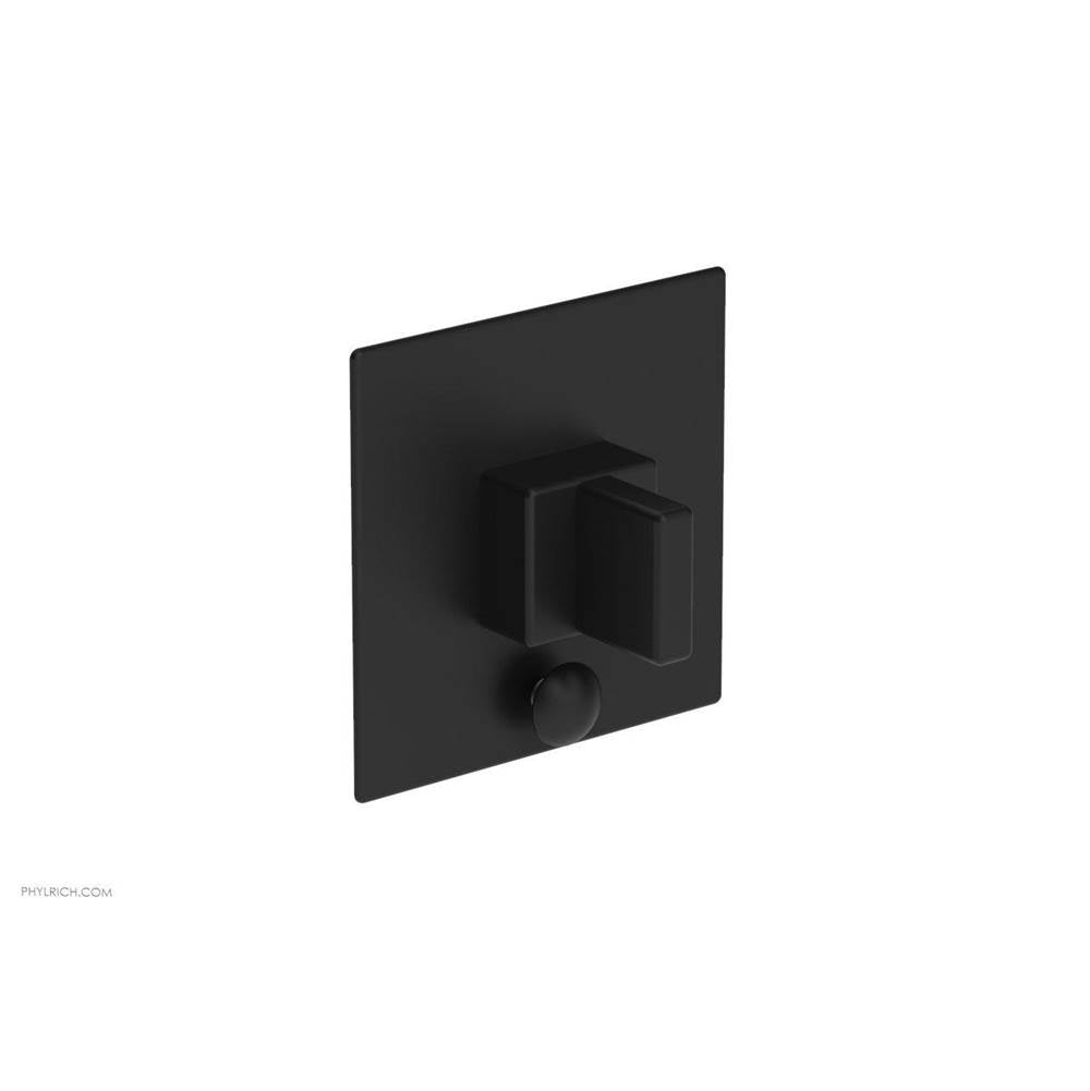 Phylrich - MIX Pressure Balance Shower Plate with Diverter and Handle Trim Set - Blade Handle 4-107 - Satin Brass