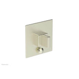 Phylrich - MIX Pressure Balance Shower Plate with Diverter and Handle Trim Set - Blade Handle 4-107 - French Brass
