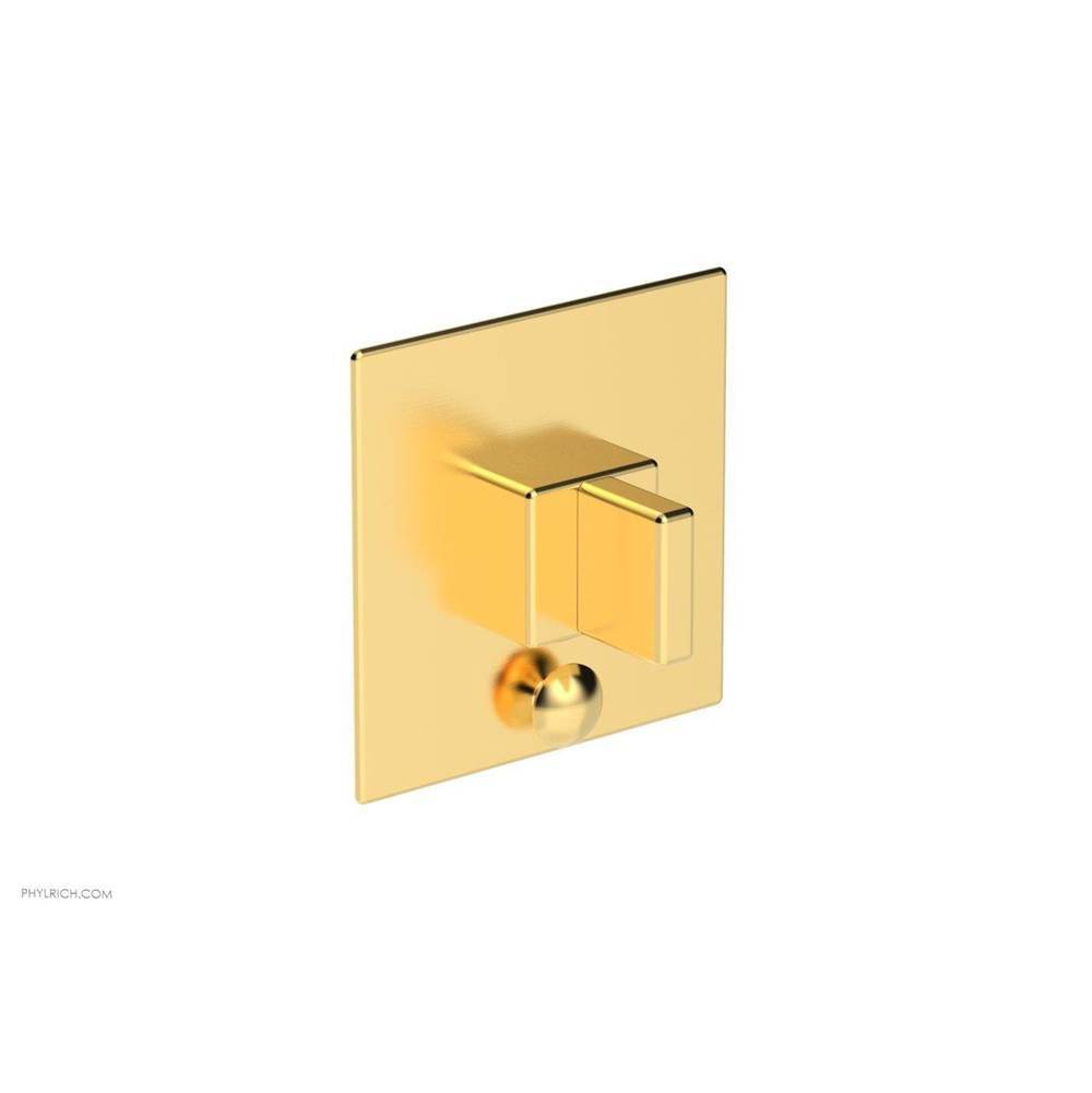 Phylrich - MIX Pressure Balance Shower Plate with Diverter and Handle Trim Set - Blade Handle 4-107 - Satin chrome