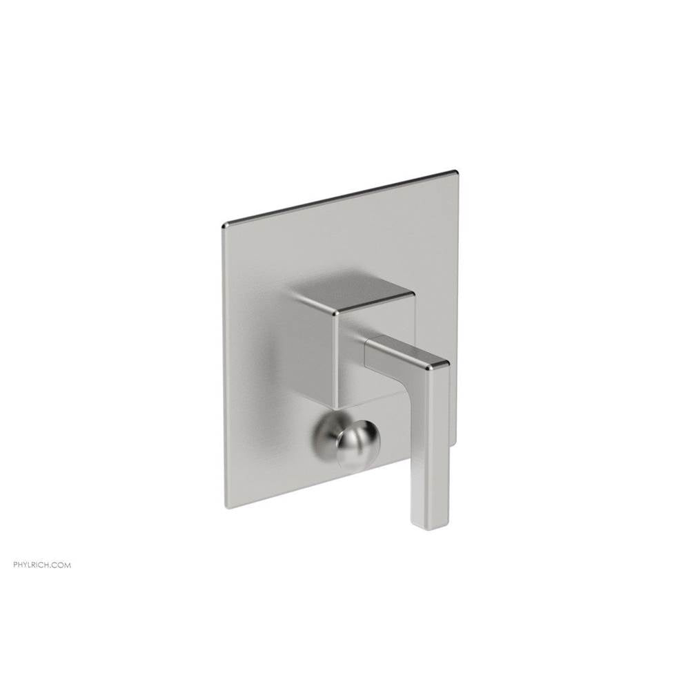 Phylrich - MIX Pressure Balance Shower Plate with Diverter and Handle Trim Set - Lever Handle 4-108 - Satin chrome
