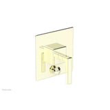 Phylrich - MIX Pressure Balance Shower Plate with Diverter and Handle Trim Set - Lever Handle 4-108 - Burnished Nickel